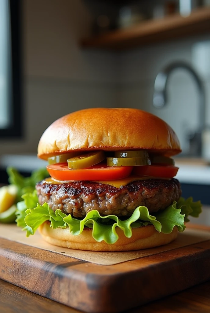 A Bravo burger