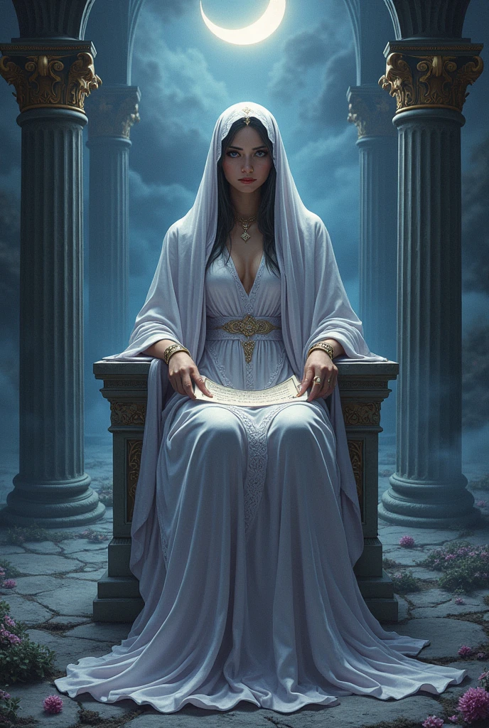 The High Priestess tarot card 
