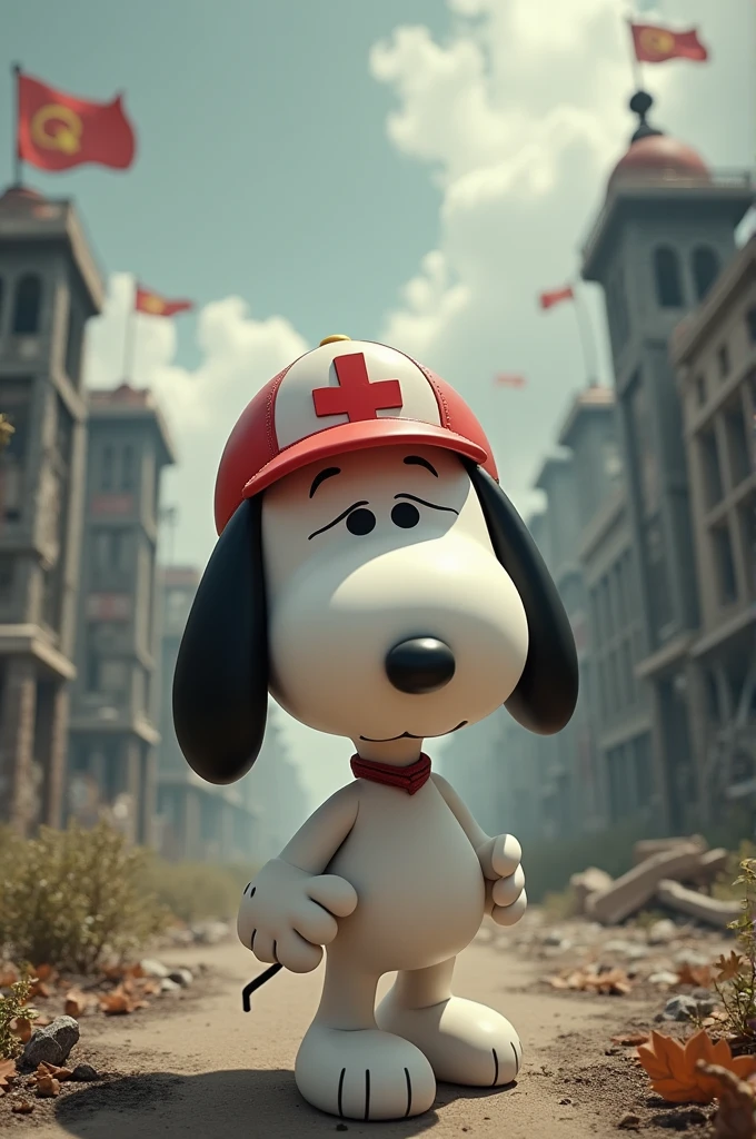 animated snoopy trying to overthrow a dictatorship
