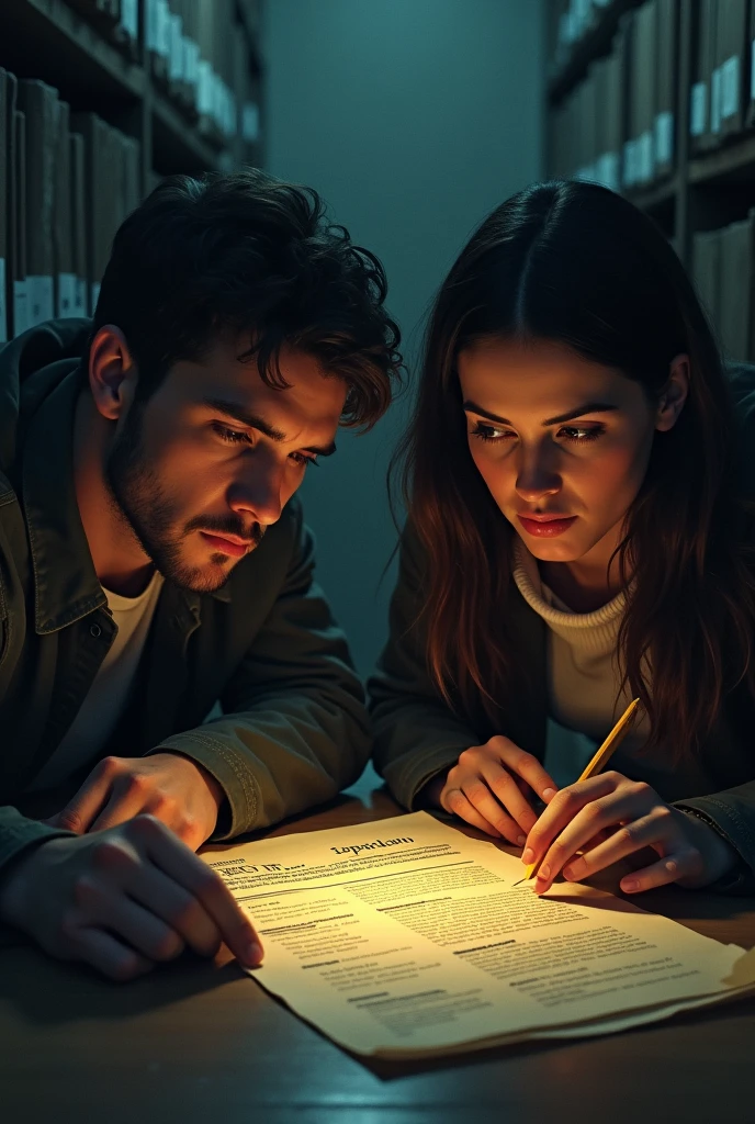 One night, while reviewing old files in the library, Martin and Clara found a police report that mentioned an unsolved murder case from years ago. The victim, a young woman named Ana, had been found dead under mysterious circumstances, and the case had remained unsolved due to lack of evidence.