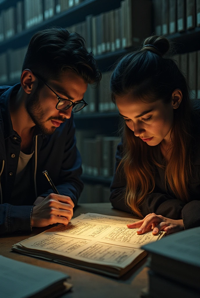 One night, while reviewing old files in the library, Martin and Clara found a police report that mentioned an unsolved murder case from years ago. The victim, a young woman named Ana, had been found dead under mysterious circumstances, and the case had remained unsolved due to lack of evidence.