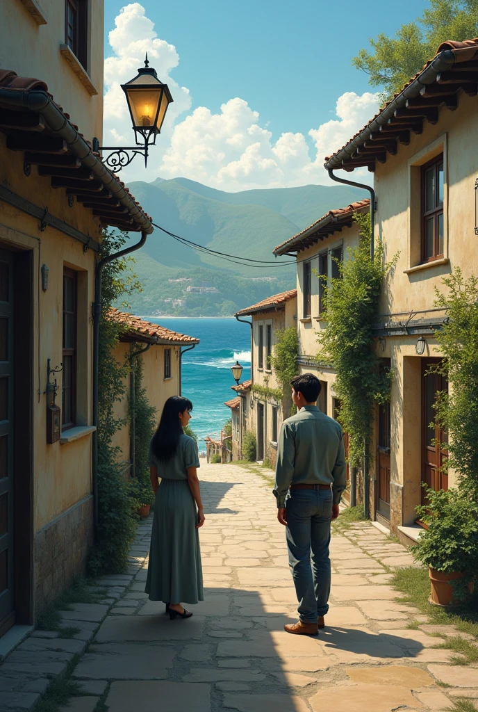 In a small coastal town, surrounded by hills and the constant sound of the sea, Clara y Martin se conocieron en circunstancias que desafiaban la tranquilidad del lugar. Clara was a young librarian, Known for her love of books and her reserved nature. Martin, A former police officer turned mystery novelist, He had come to the village looking for inspiration for his next book..