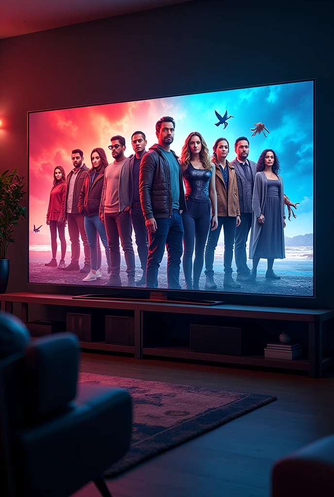 Make me a Netflix sales screen flayer 