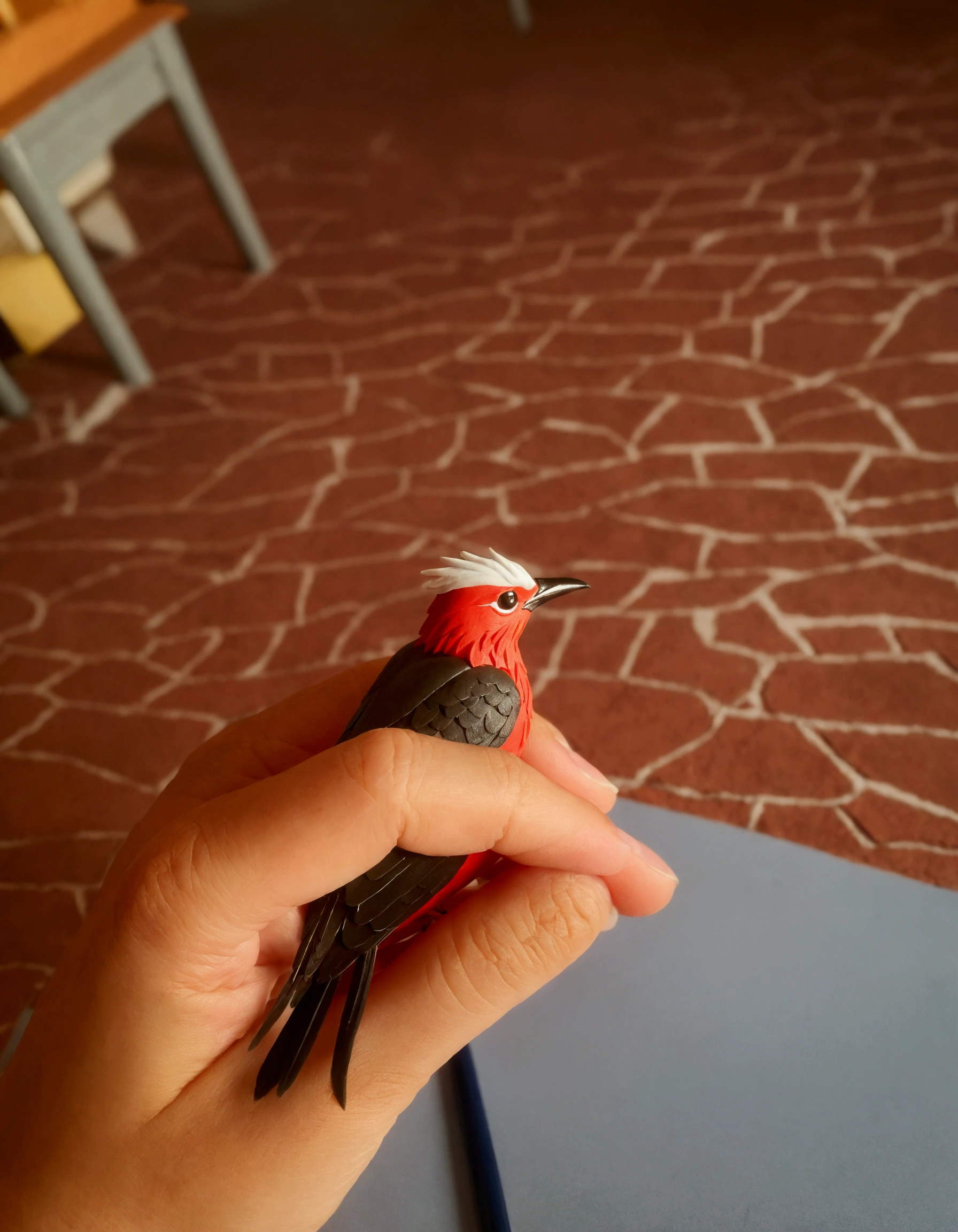 Add things to make the bird look like Rengoku, keep your red crest