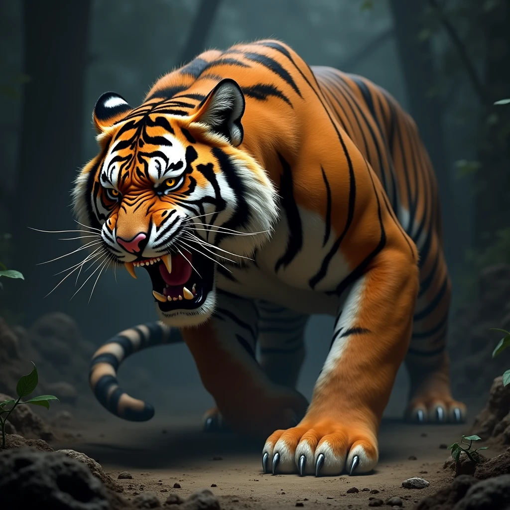 Tiger scary