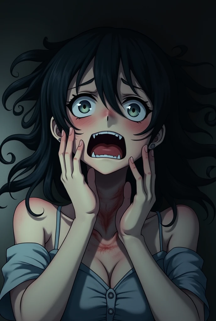 Anime Woman choked to death