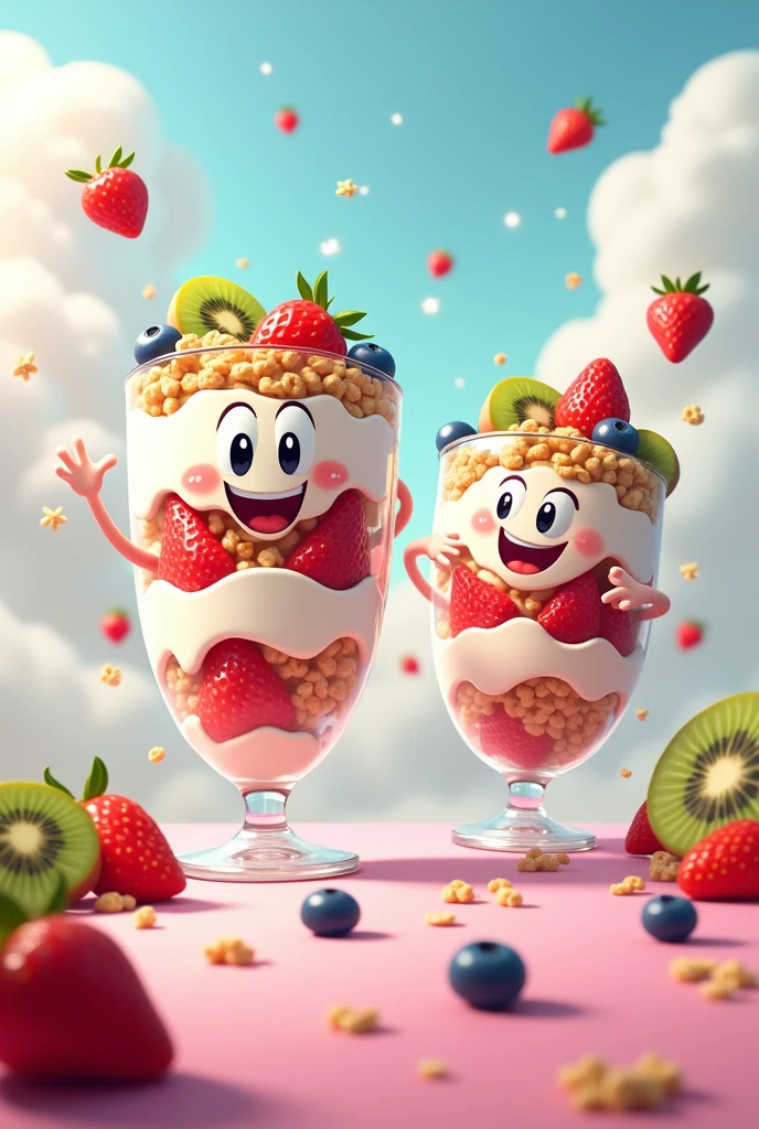 Animated fruit parfaits have arrived 