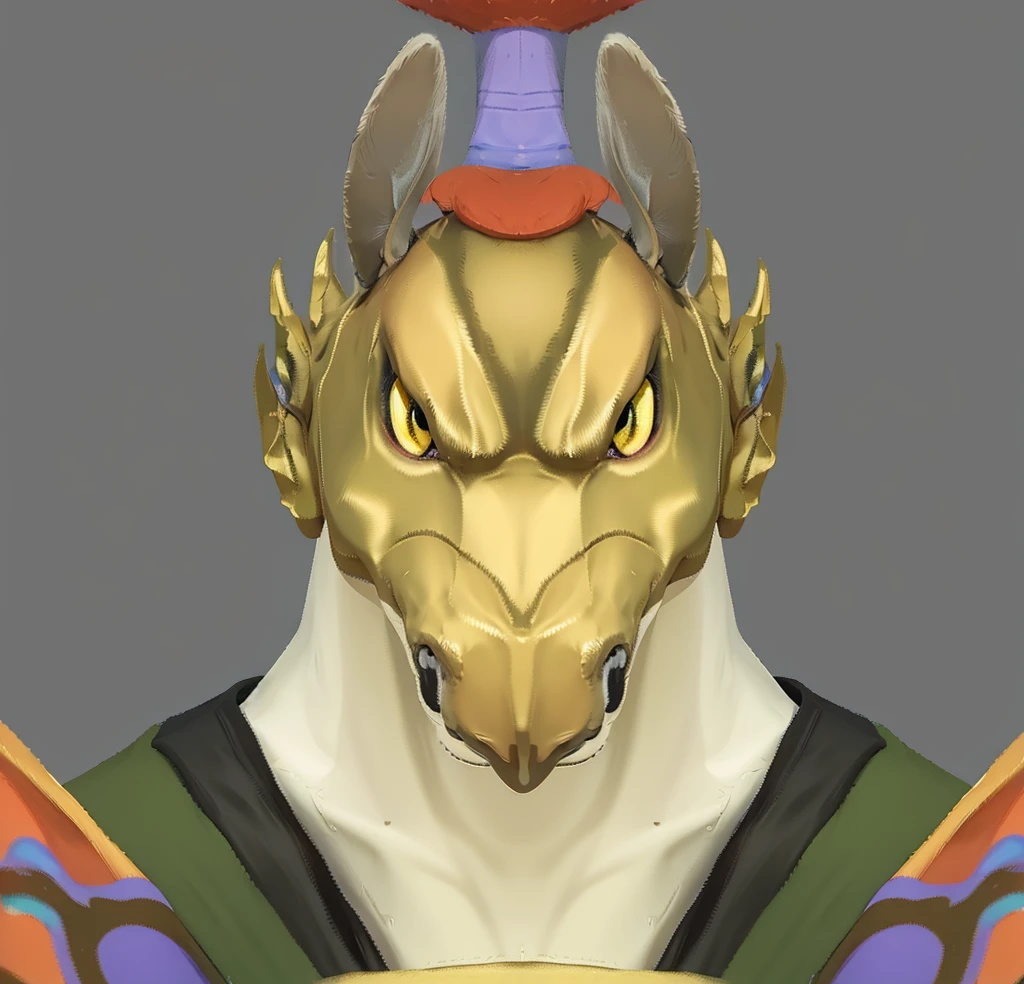Close up of a horse's head wearing a helmet, Delicate face and nose, Huge stylized shoulder armor, Sleek mecha female dragon head, Exquisite helmet details, Super detailed fantasy characters, Close-up characters, Carved dragon features, Head details, Highly detailed face, dota character, stylized fox look, hand painted textures on model,3D Character Art,Ashe,2。5 D CGI Anime Fantasy Artwork,CGScosiety,Close-up characters,As seen on the Art Station