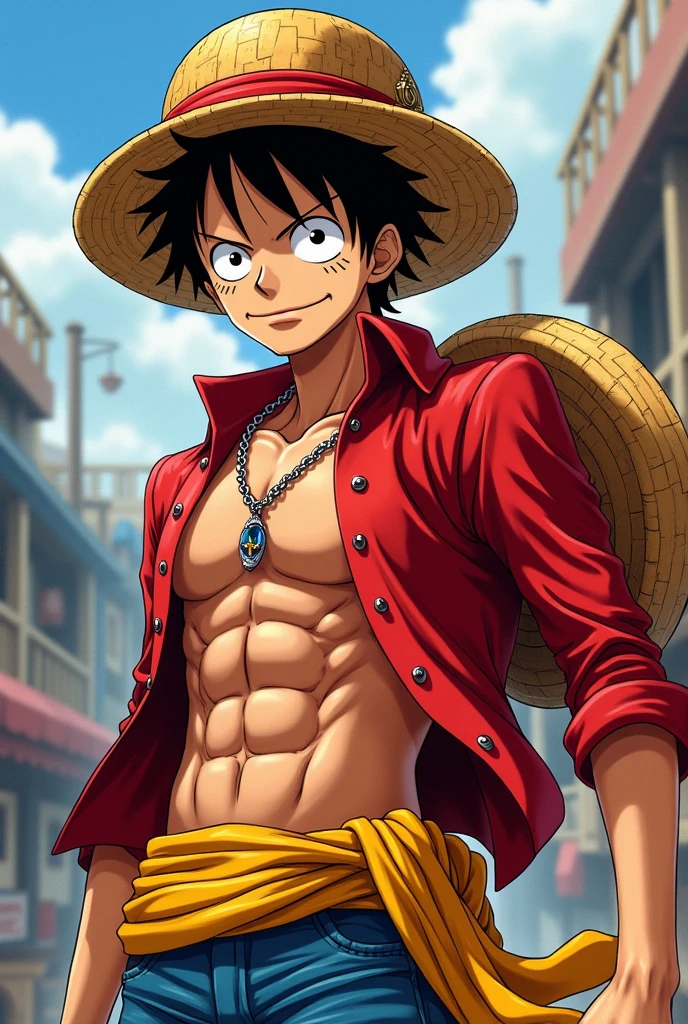 Crie pra mim o luffy custumisado
