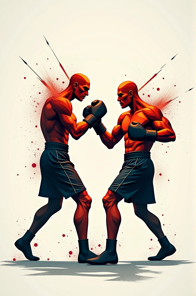 boxing in abstract art 