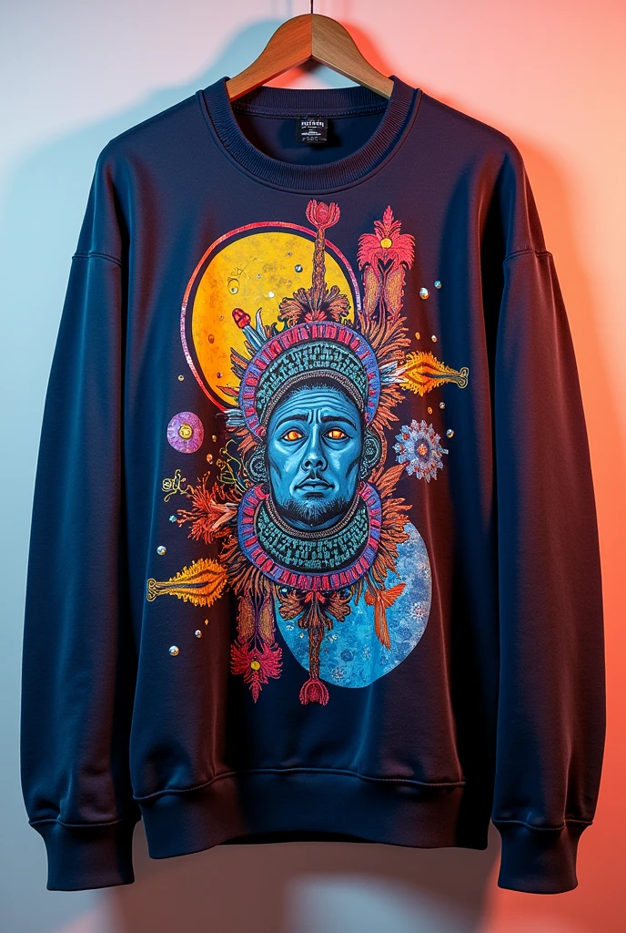 Create a sweatshirt design and style that doesn&#39;t exist, it&#39;s something for a new clothing line and design.