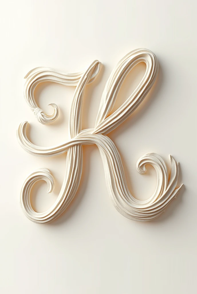 that the letters "HK" sean but cursive or as running letters