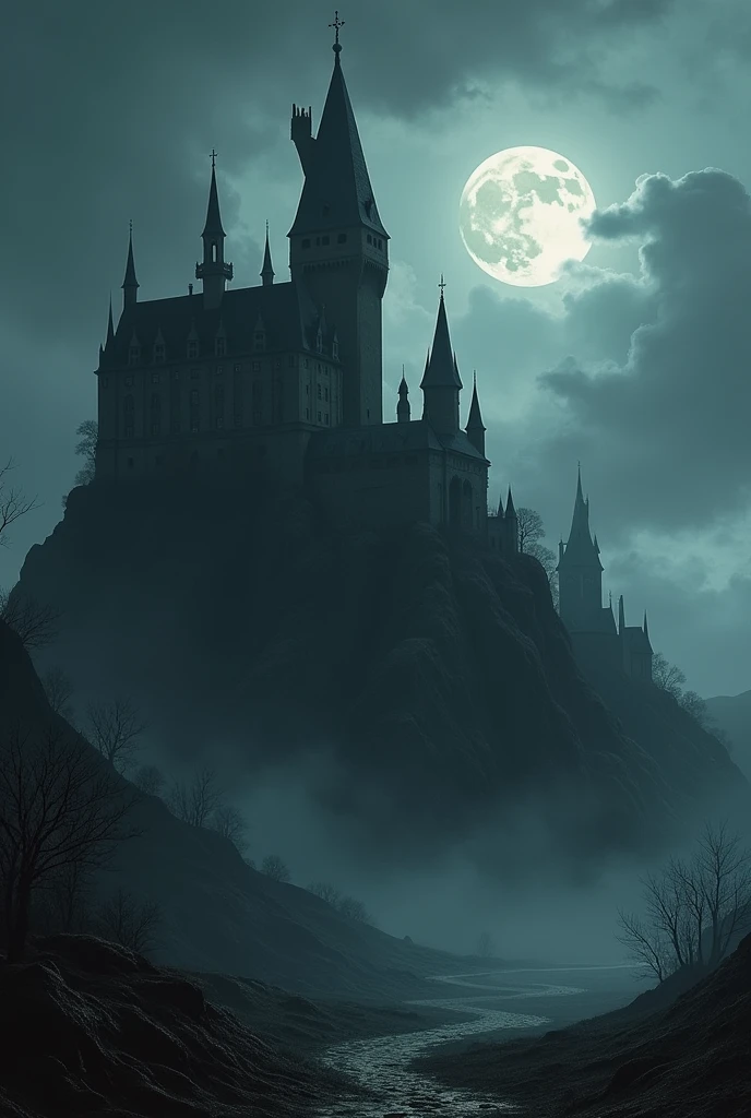 Image of Dracula's castle in chapter 5