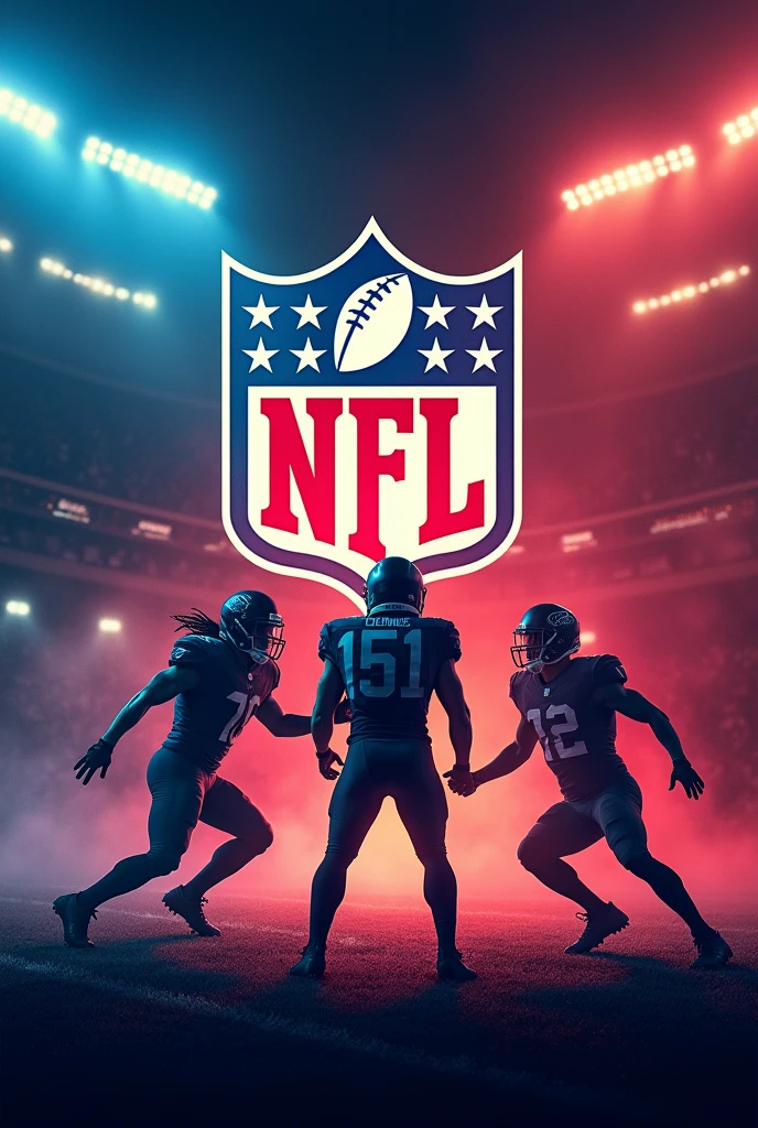 An image, preferably a banner, to announce the new NFL season. Subtitles must be in Portuguese. Use the information: September 5, 2024.