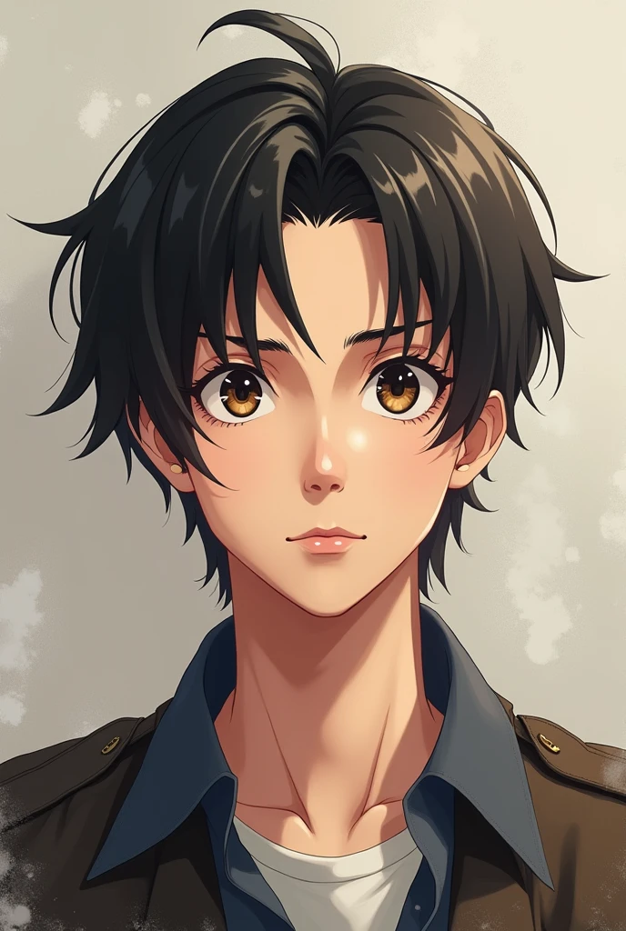 If you know Diego Guerrero, a Chilean actor, make an image of him now in the style of Mapa Studio's anime. Make him look like he does in real life. Now he's about 20 years old and looks like Armi from Shingeki no Kyojin.