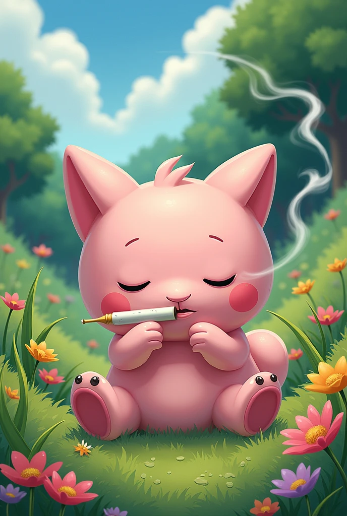 Clefairy smoking weed