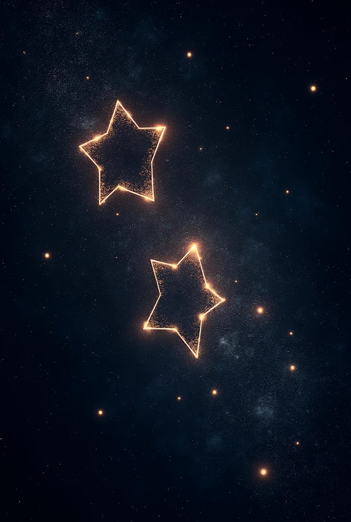 Star constellations as realistic as possible, saturate it with stars drawing