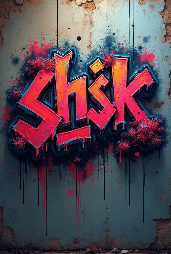 Animated graffiti logo that the graffiti artist says