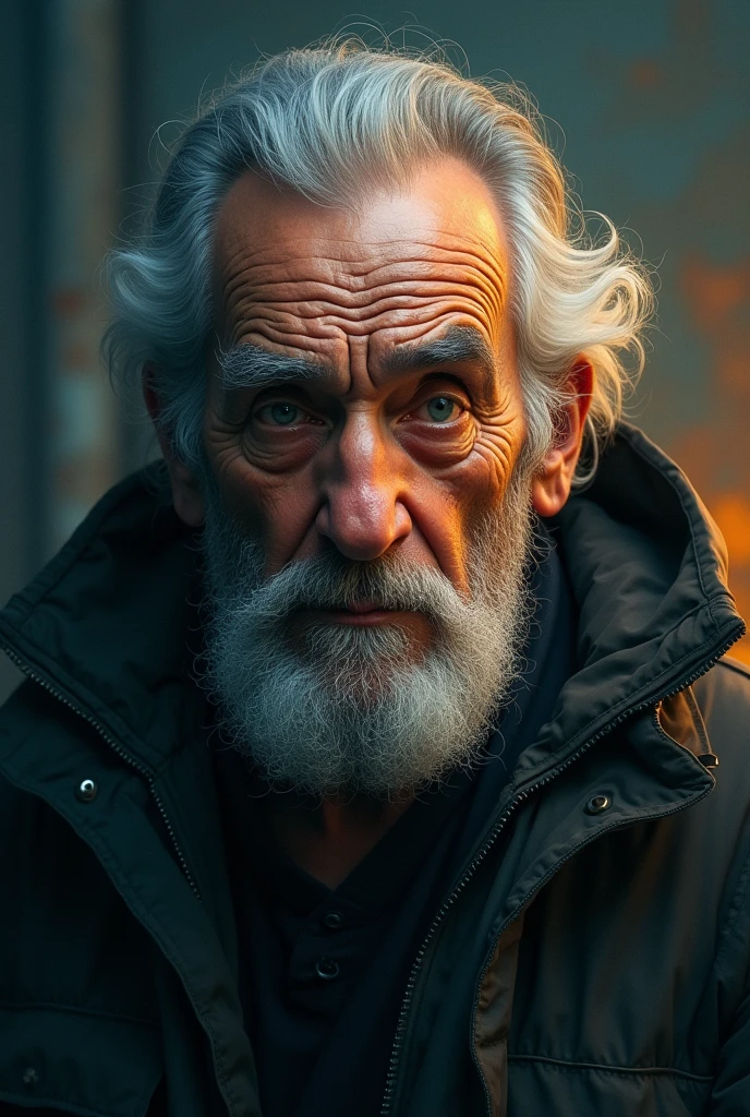Charles, Bukowski, Dark photo: realistic epic, soft cinematic portrait, Adobe Lightroom, photographic lab, highly detailed, faded, art by Greg Rutkowski and Artgerm ,neutral colors: 1,2), (HDR: 1,4) , (soft colors:1.2), hyperdetailed, (Artstation:1.4), cinematic, warm lights, dramatic light, (intricate details:1.1), complex background, (Rutkowski:0.66), (blue and orange:0.4)