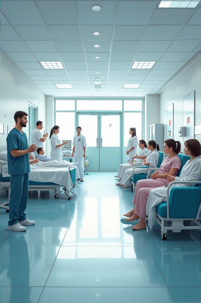 Photograph of a hospital from the inside
