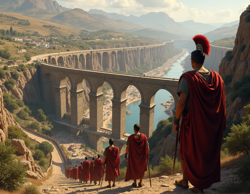 Roman roads and aqueducts