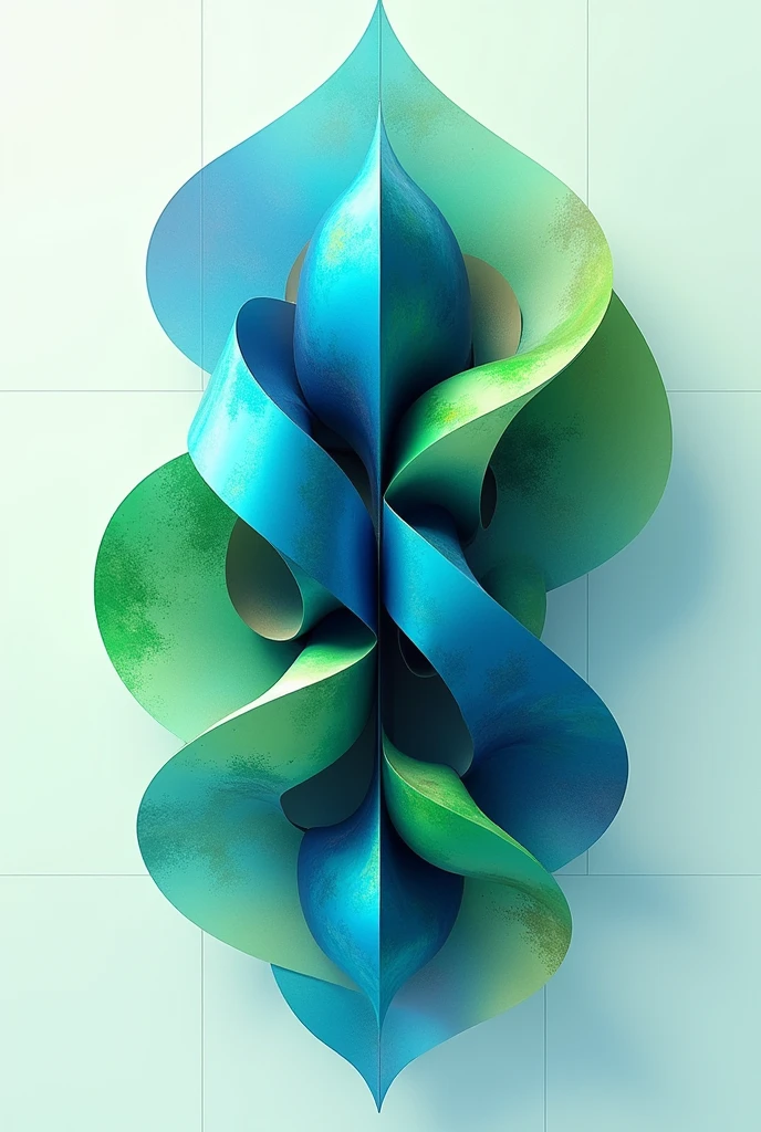 FUNDS FOR A MATHEMATICAL DESIGN, THAT THEY ARE OF THE COLORS BLUE AND GREEN
