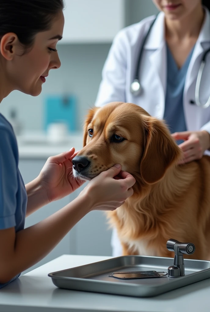 A canine stroke exam