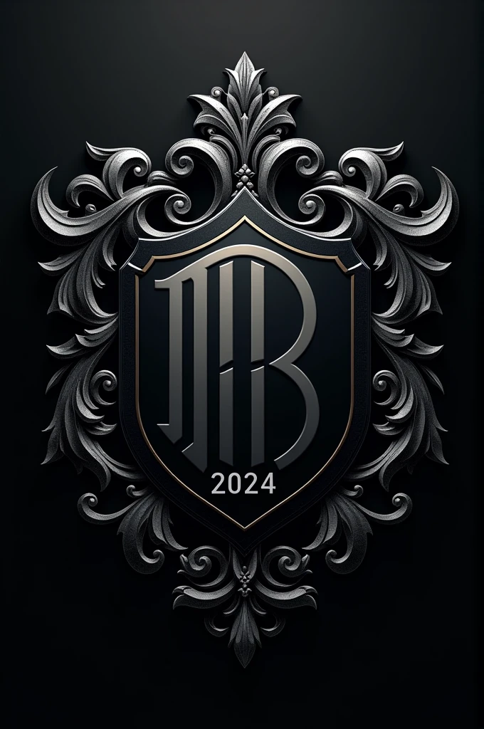 INTER BIRIGUI team crest with the date 2024 as the club's inception. The Coat of Arms must have dark shades of black