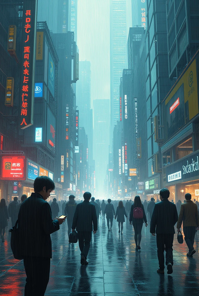 technology. for each mobile, We move at the speed of a downpour, It's a blink of an eye, We can use it in a good way or in a bad way., We adapt or continue until it gets wet and gets into our minds