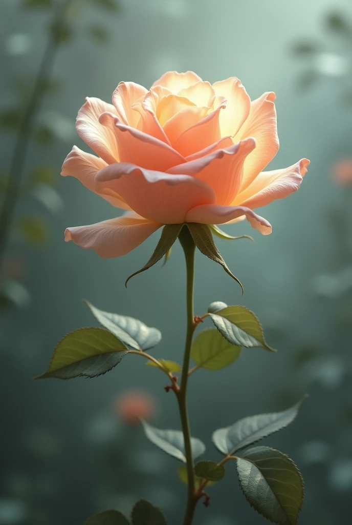 Image about the poem " The rose" by Jorge Luis Borges