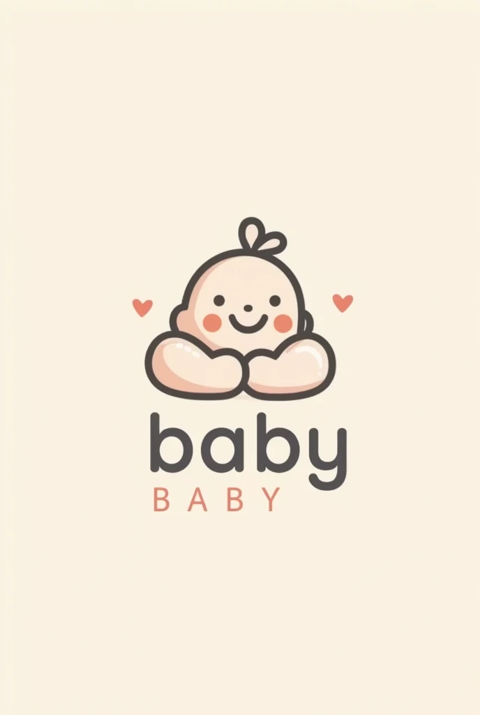Crie uma logo marca com o nome "Help Baby"