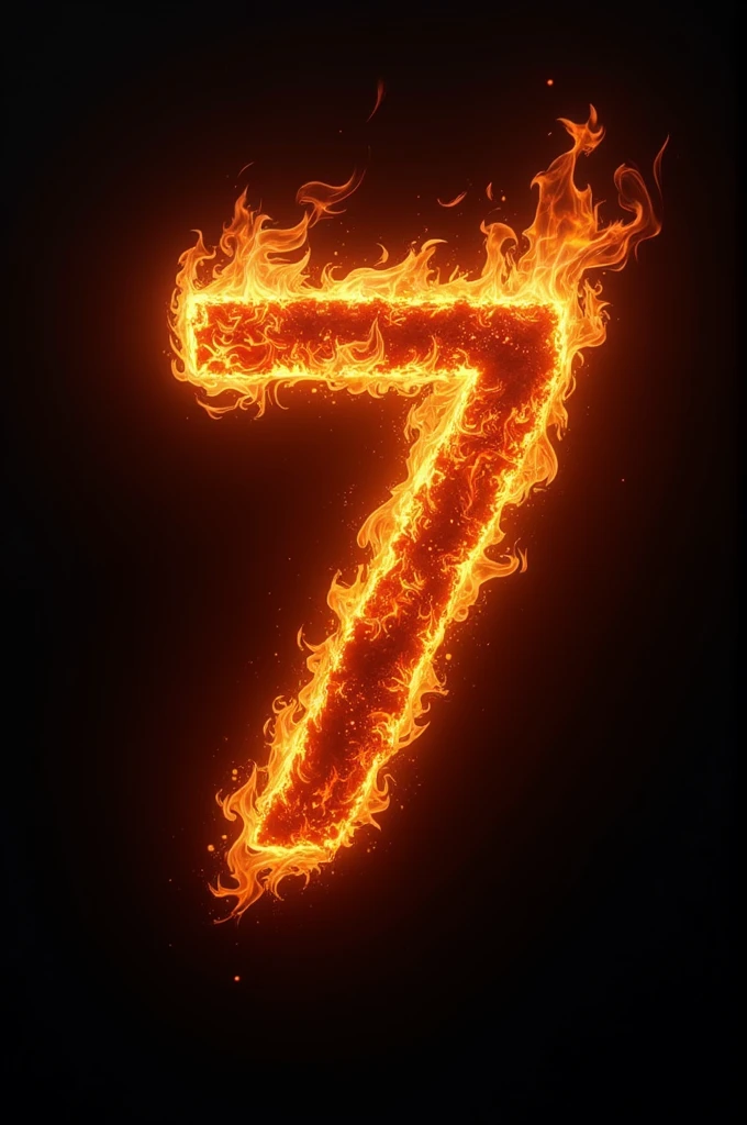Create for me the fire logo with the acronym "7 what B".