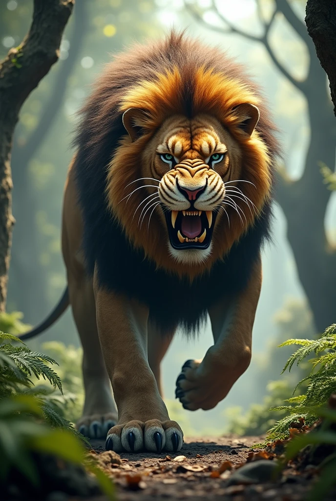 Merge a lion and a saber