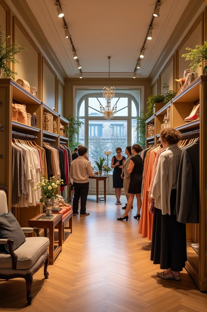Boutique de vêtements pour femme de luxe