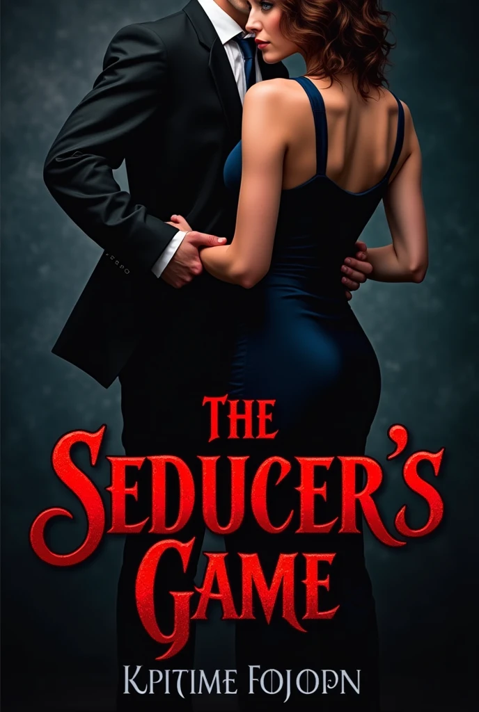 The image on the cover shows a sexy and provocative secretary from behind, with the powerful boss in a suit and tie behind her, holding her firmly by the arm. The background is dark and mysterious, in poor lighting, creating a sensual and forbidden atmosphere. The title of the book The Ceducer's Game is written in red letters
, Above image