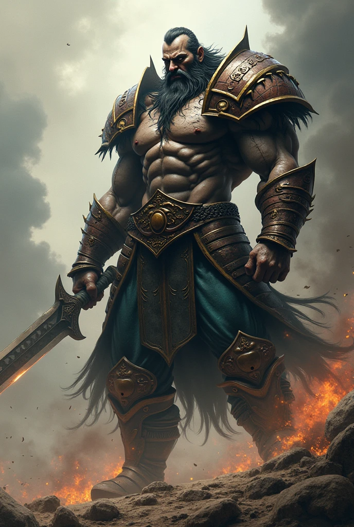 berserk showing all his strength