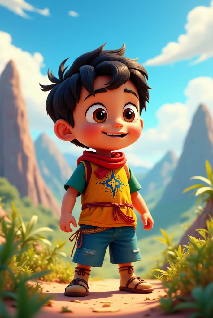 Mateo el Brillante is a Bolivian cartoon character from the highlands "anime" in biblical teaching, for children aged 5-7 