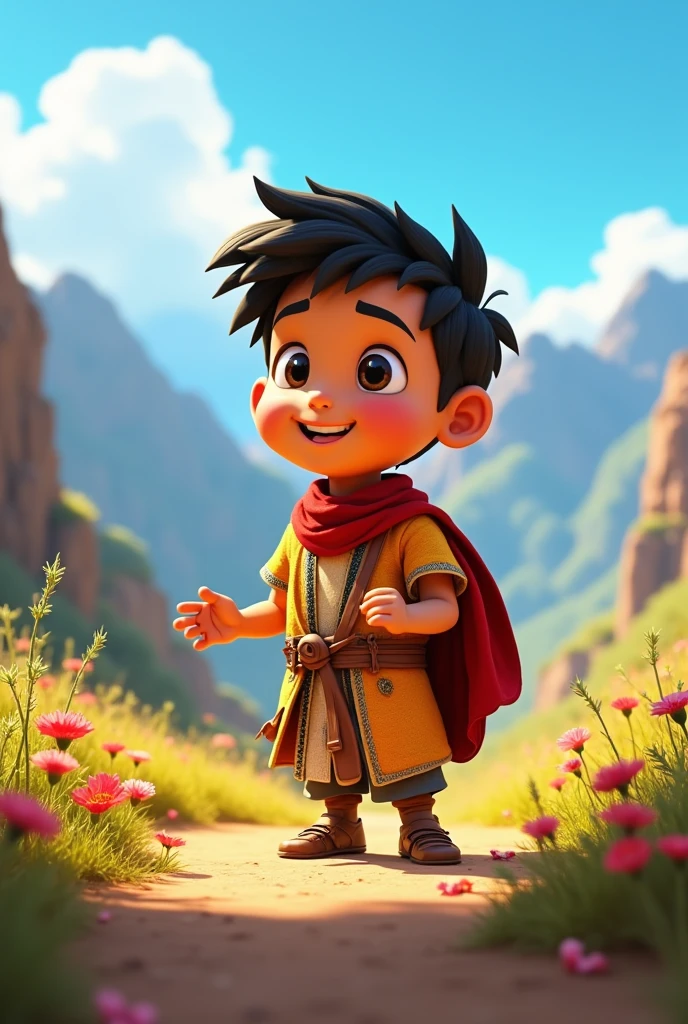 Mateo el Brillante is a Bolivian cartoon character from the highlands "anime" in biblical teaching, for children aged 5-7 years