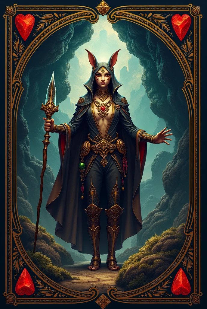 card for cardgame based on deck suit