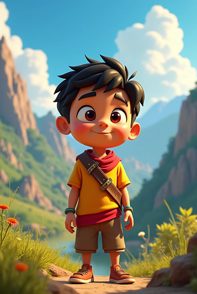 Mateo el Brillante is a Bolivian cartoon character from the highlands "anime" in biblical teaching, for children aged 5-7 