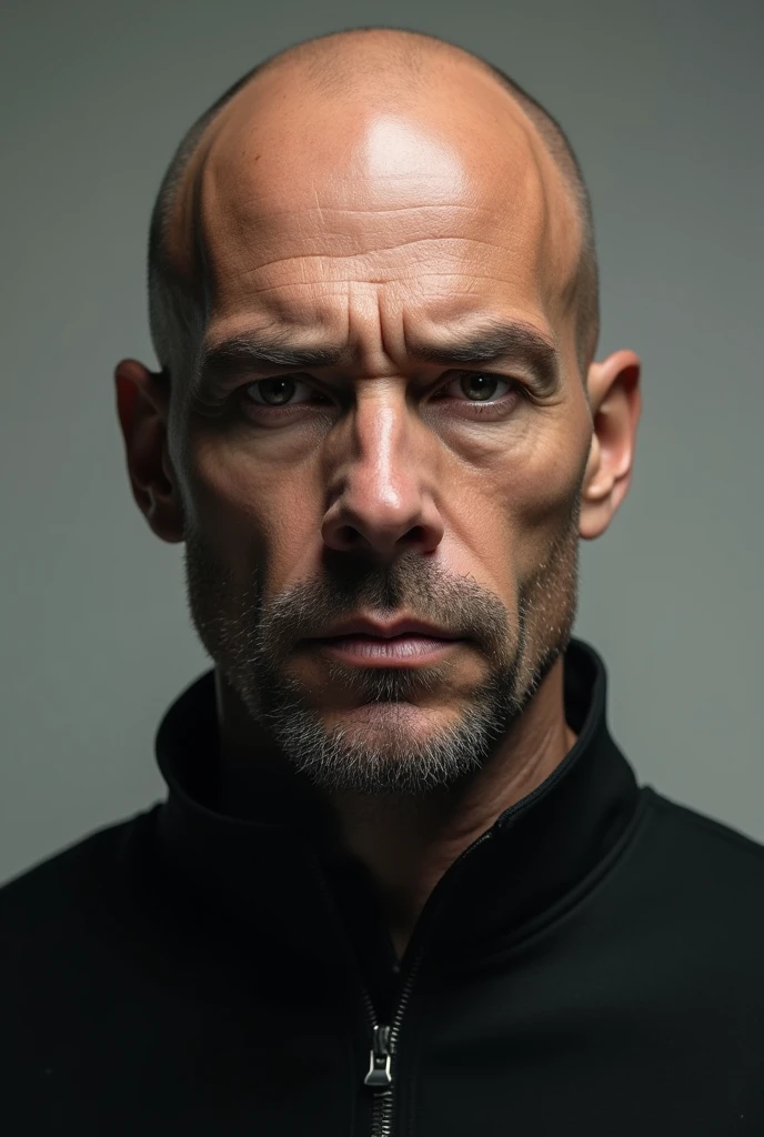 Handsome bald man