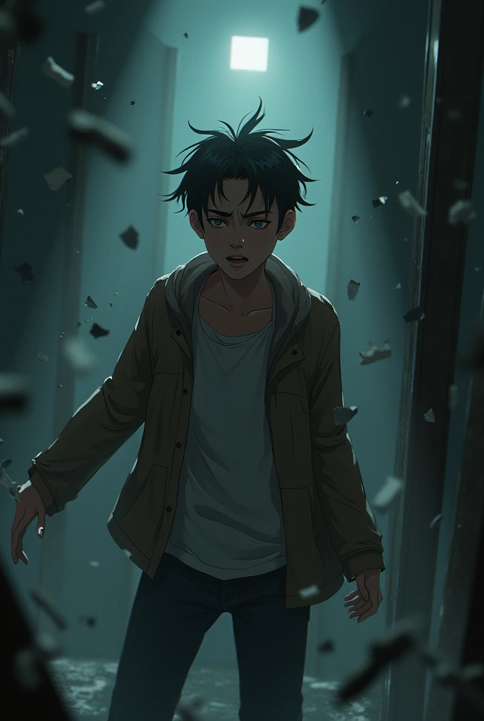 I want an animated image of a dangerous relapse in 16 by 9 format