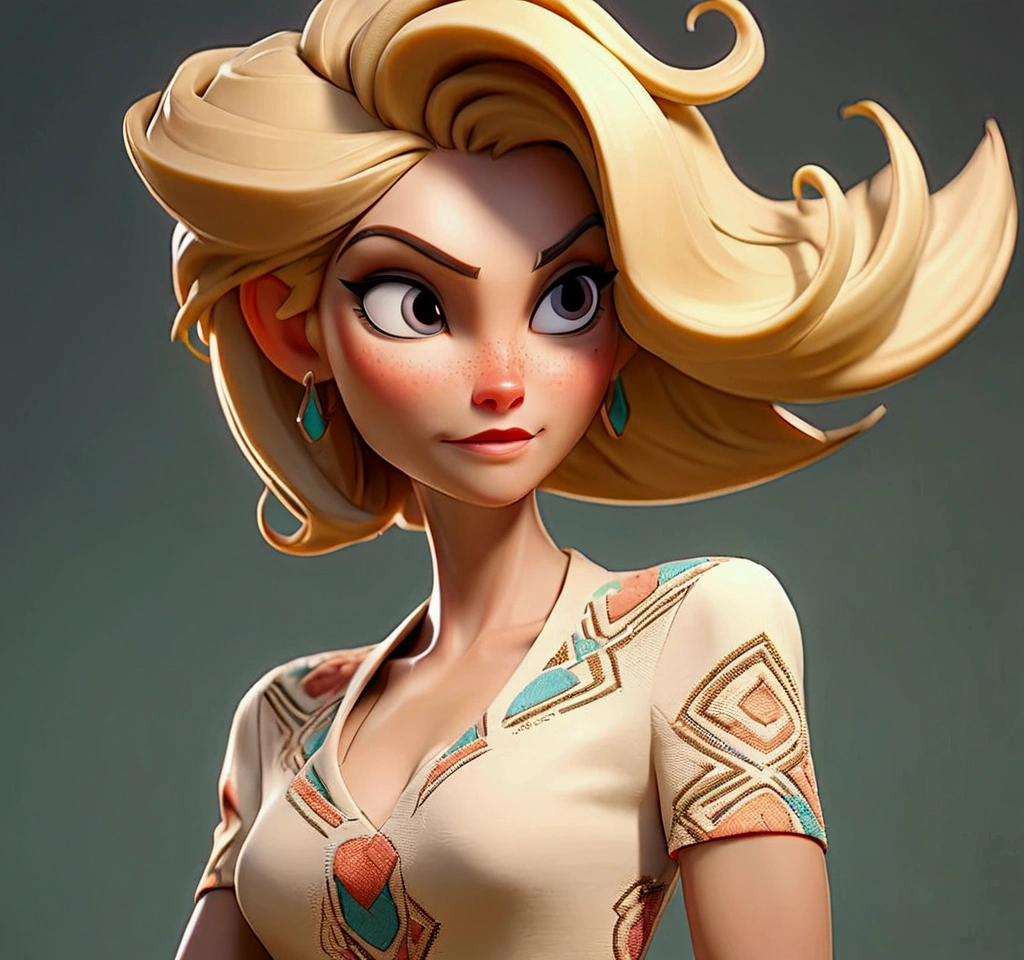 Best quality, masterpiece, ultra high res,photorealistic, raw photo,best quality,global illumination,8k wallpaper,official art, Amazing, finely detail,huge filesize, ultra-detailed,(extremely detailed eyes and face:1.2),(incredibly absurdres)), big tits, uncensored, Kinessa from the paladins game, naked, yellow scarf, short hair
