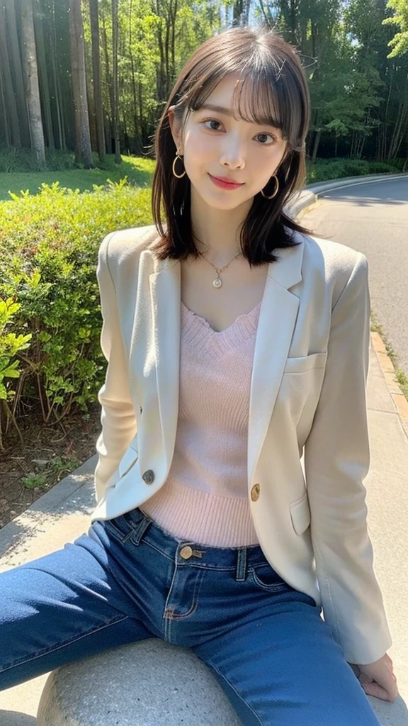 ((High-definition images, masterpiece, atmospheric perspective, 8k, Super detailed, Accurate, highest quality)), (((Cute Western woman masturbating))), (casual style), Jacket, unbuttoned shirt, swollen areole, (round face, realistic size of eyes, droopy eyes, blush, smile), (((stand and spread your legs, focus on pubic hair))), (in the forest, Mountain, rock, Narrow River, At night), blonde braided hair, small earrings, thin necklace, (light makeup),
similar identical twins
All the girls have the exact same face, The two have the same face and figure, as if they were mirror images