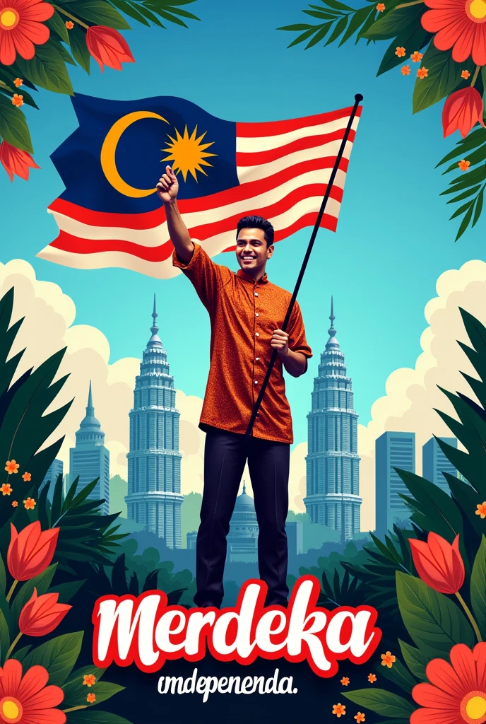 Malaysian independence day poster