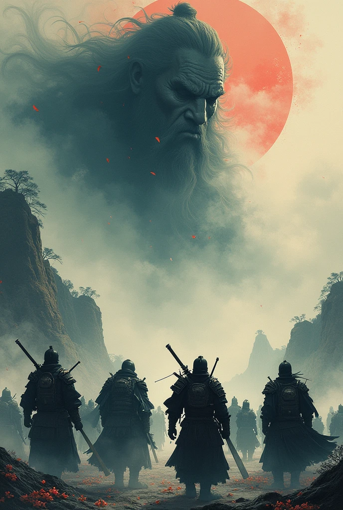 last resort in battle, Nihonga style, without realism



