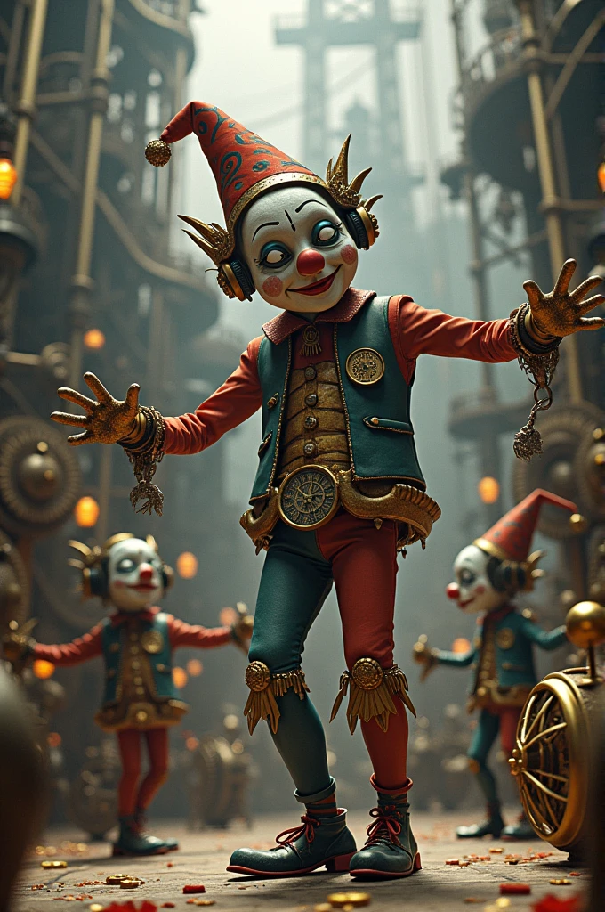 Mechanical clown circus