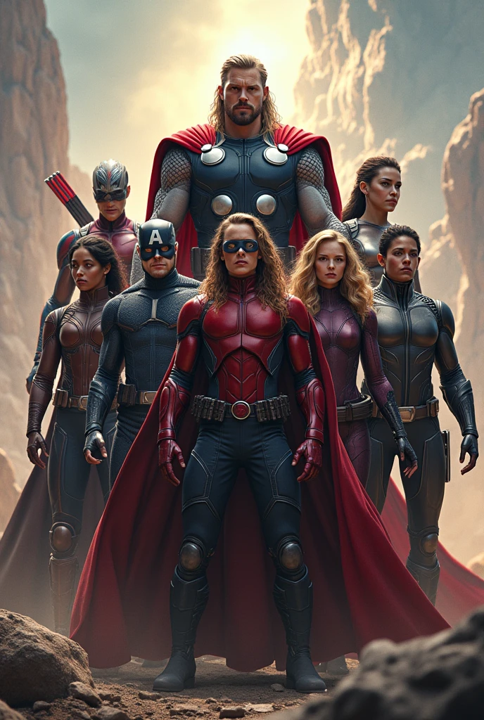 Make a POST with all the characters below:
Thor - Cego de um olho
Odin- Cego de um olho
Bucky( white wolf)- missing an arm Daredevil- Blind Hawkeye- Deaf Misty Knight- Bionic arm Maya Lopez- Deaf Cyborg- Lost an arm and both legs in a wheelchair Doctor Mid-Nite- Blind Oracle(Barbara Gordon)-Professor Xavier wheelchair - Paraplegic Sina wheelchair( irene adler) Blind Karma- Bionic Leg