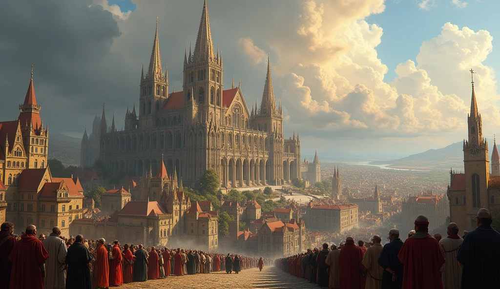 The influence and power of the Catholic Church in Western Europe