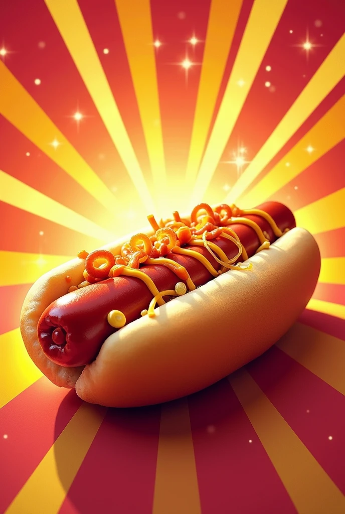 Wallpaper image for hot dog advertising 